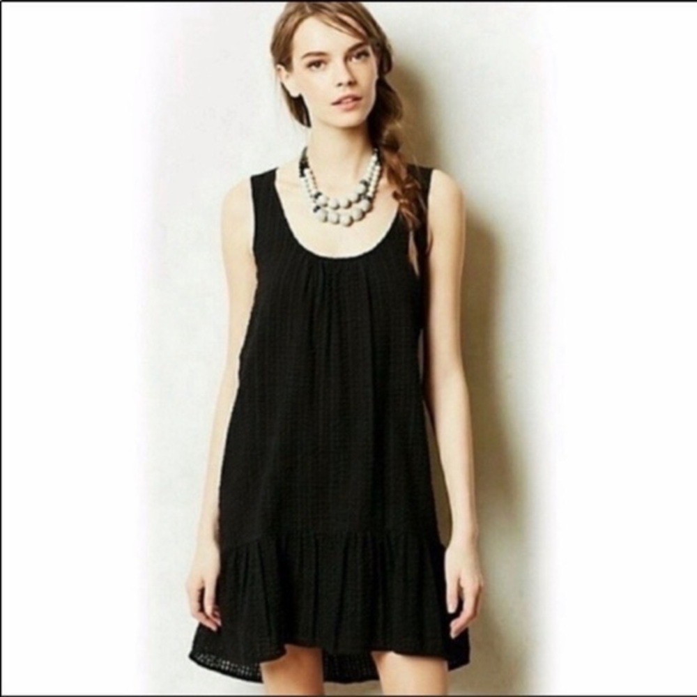 Maeve Melanie dress in black (Anthropologie)